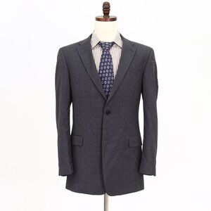 Tommy Hilfiger 42L Gray Striped 2-Button Sport Coat Blazer Jacket B055